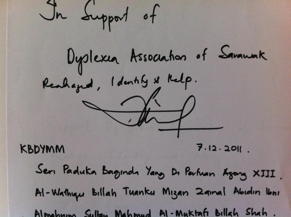 Picture of Support from Seri Paduka Baginda