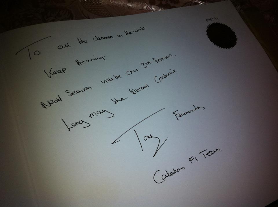 Picture of Signature from Tony Fernandes